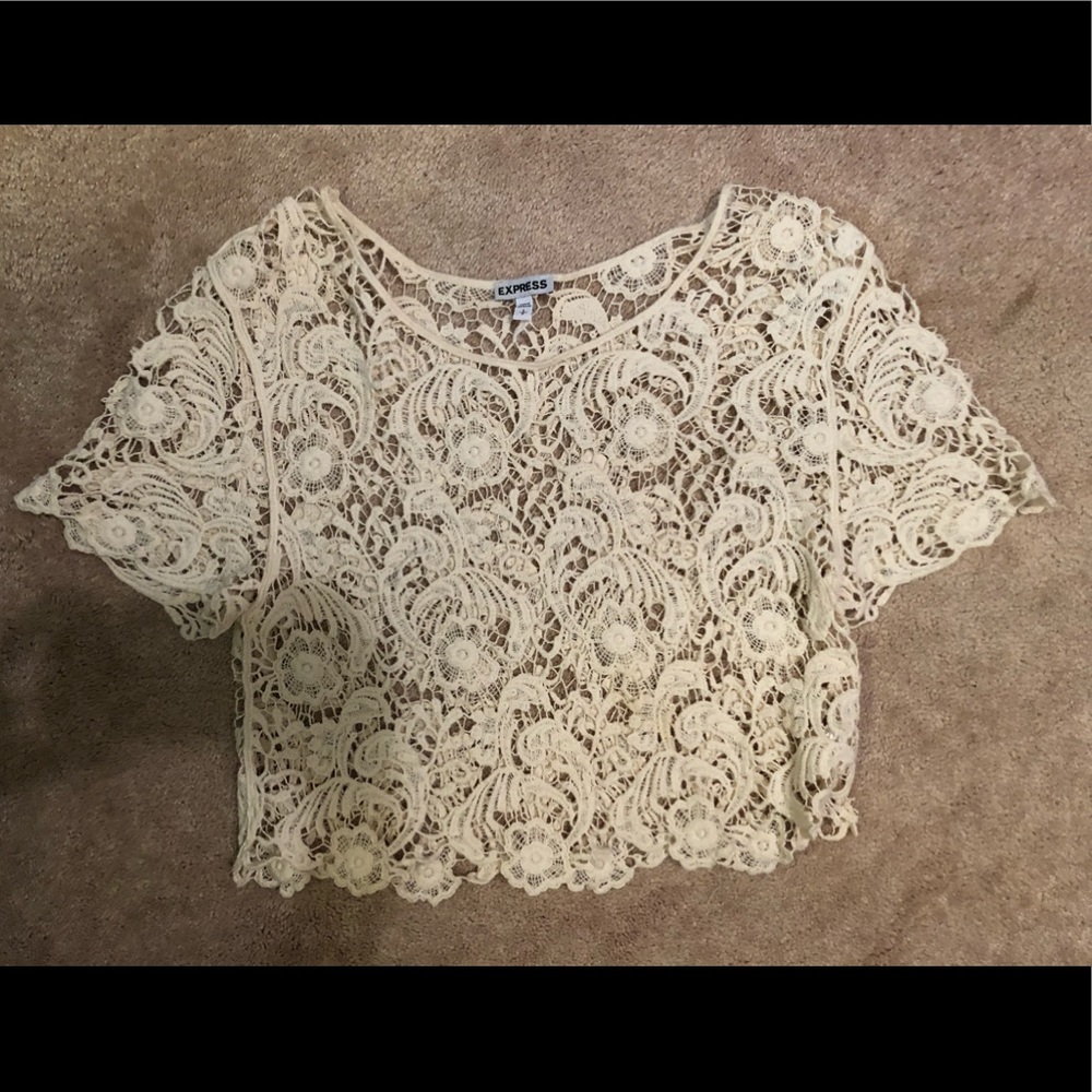 Express lace top